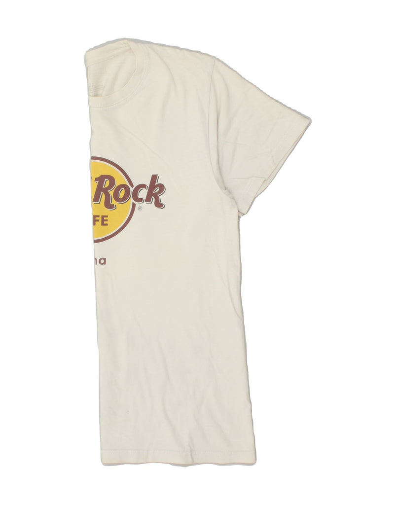 HARD ROCK CAFE Mens Praha Graphic T-Shirt Top Medium White | Vintage Hard Rock Cafe | Thrift | Second-Hand Hard Rock Cafe | Used Clothing | Messina Hembry 