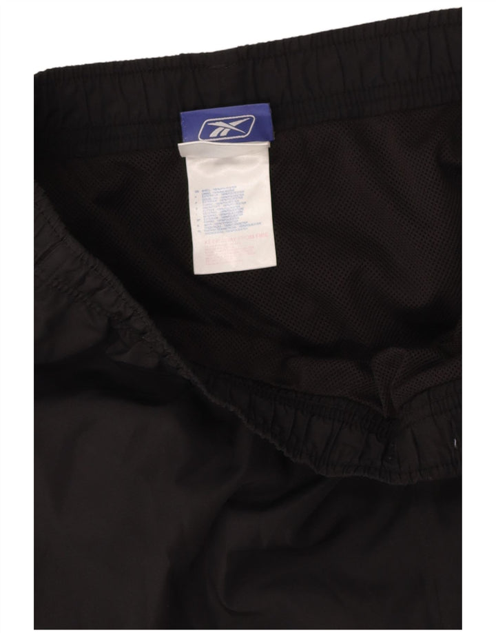 REEBOK Mens Sport Shorts 2XL Black Polyester