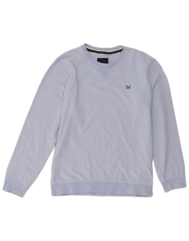 Crew Clothing Mens Sweatshirt Jumper Medium Blue Cotton