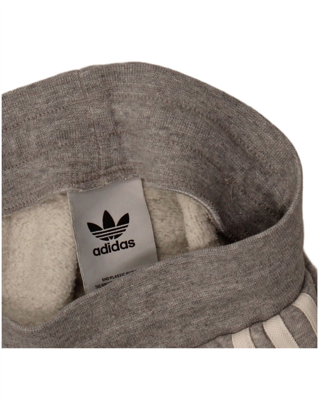 Adidas Womens Tracksuit Trousers Joggers Medium  Grey Flecked Cotton