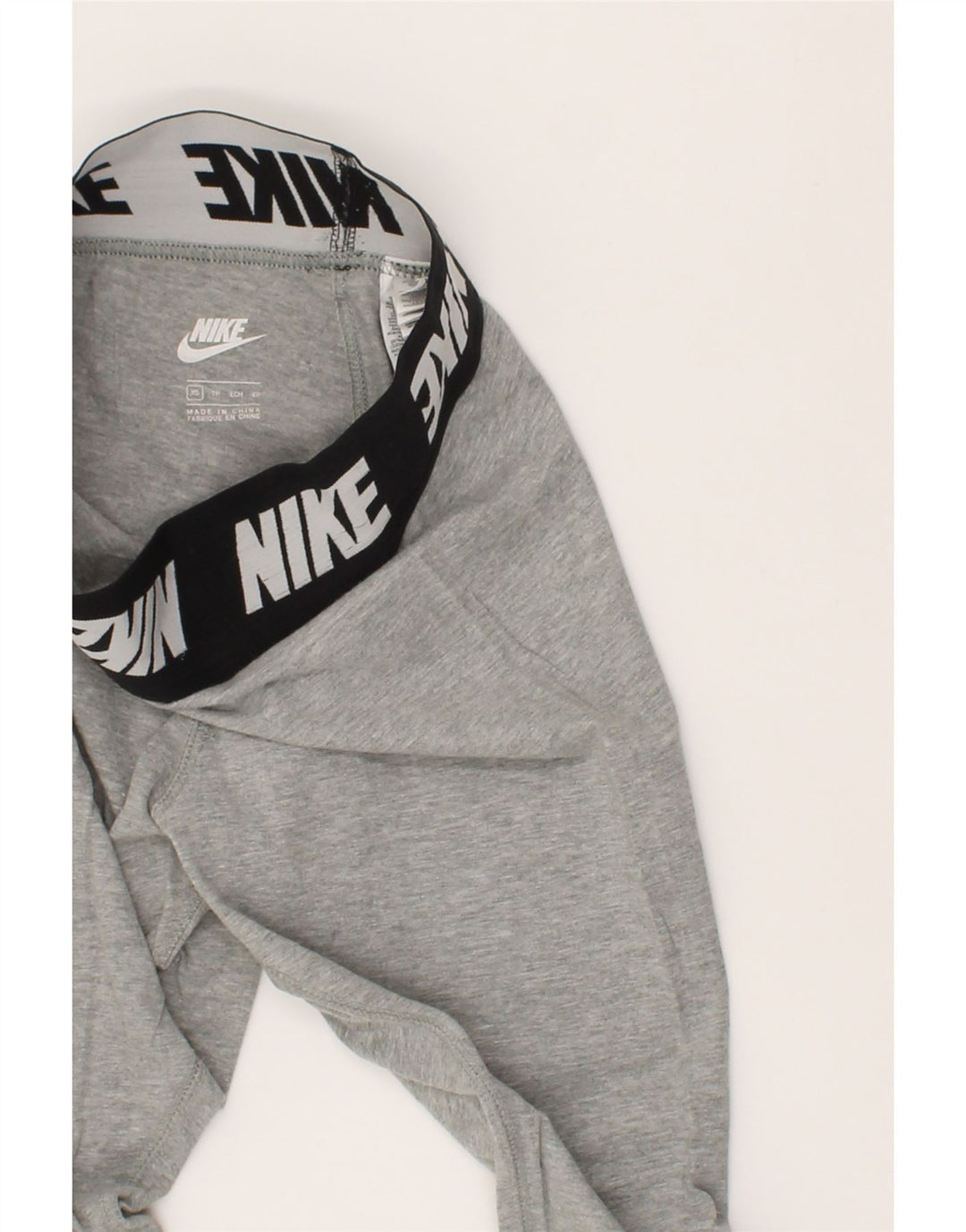 NIKE Womens Graphic Leggings UK 4 XS  Grey Cotton Vintage Nike and Second-Hand Nike from Messina Hembry 