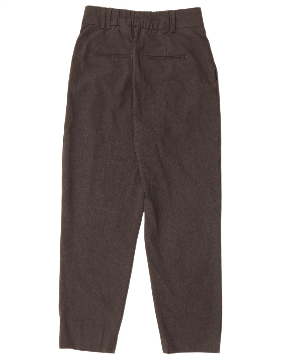 Zara Womens Pegged Chino Trousers EU 34 2XS W24 L26 Grey Polyester