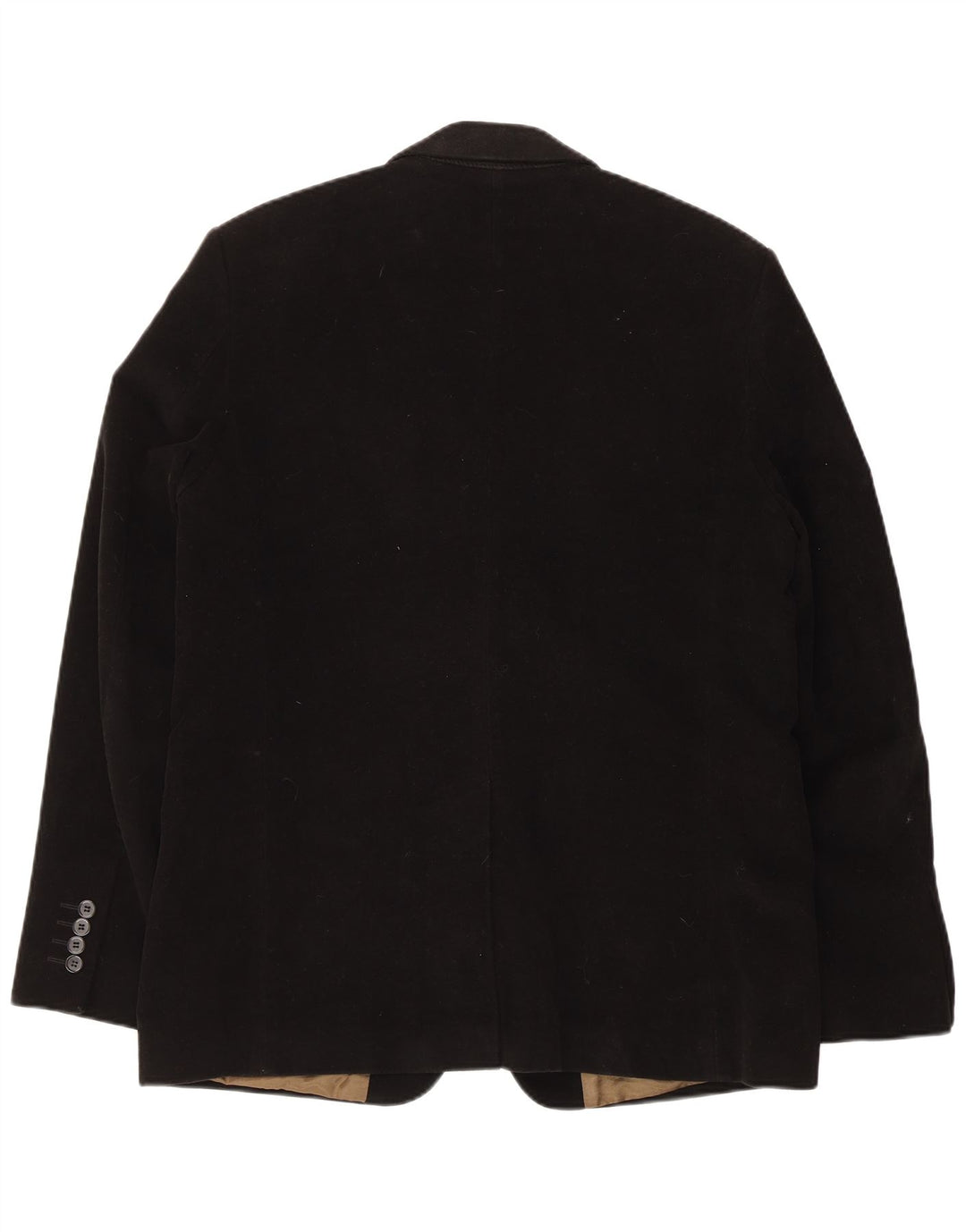 French Connection Mens 2 Button Blazer Jacket UK 42 XL Black Cotton