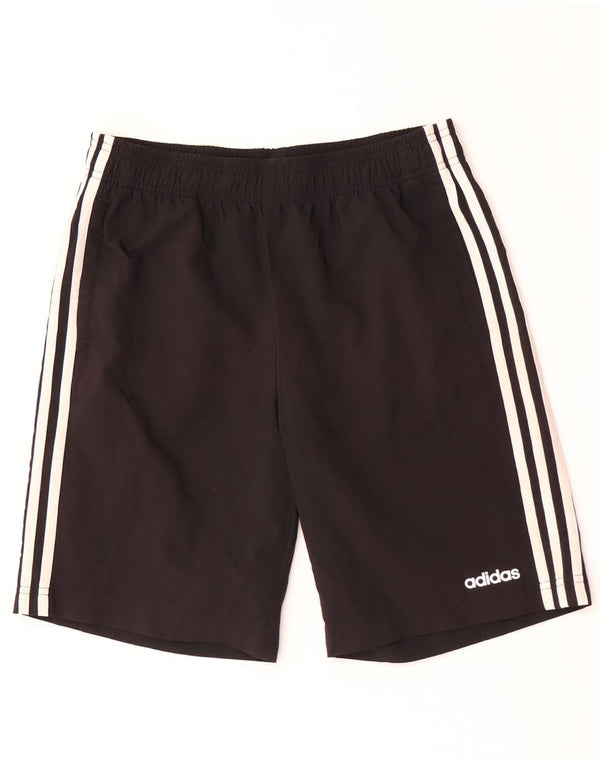 Adidas Boys Sport Shorts 15-16 Years Black Polyester