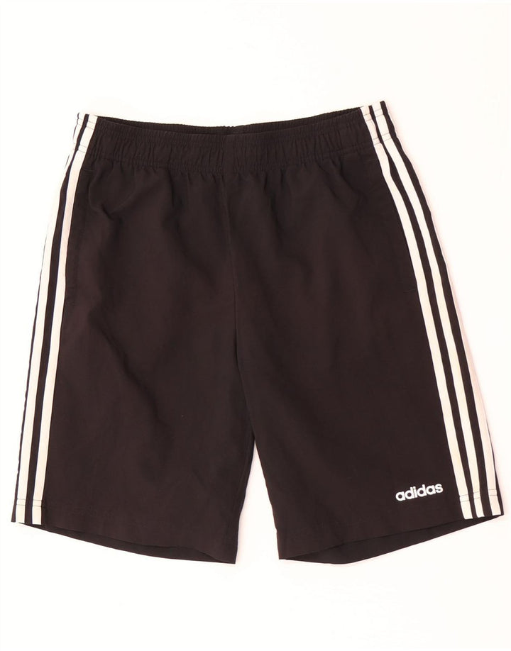 Adidas Boys Sport Shorts 15-16 Years Black Polyester