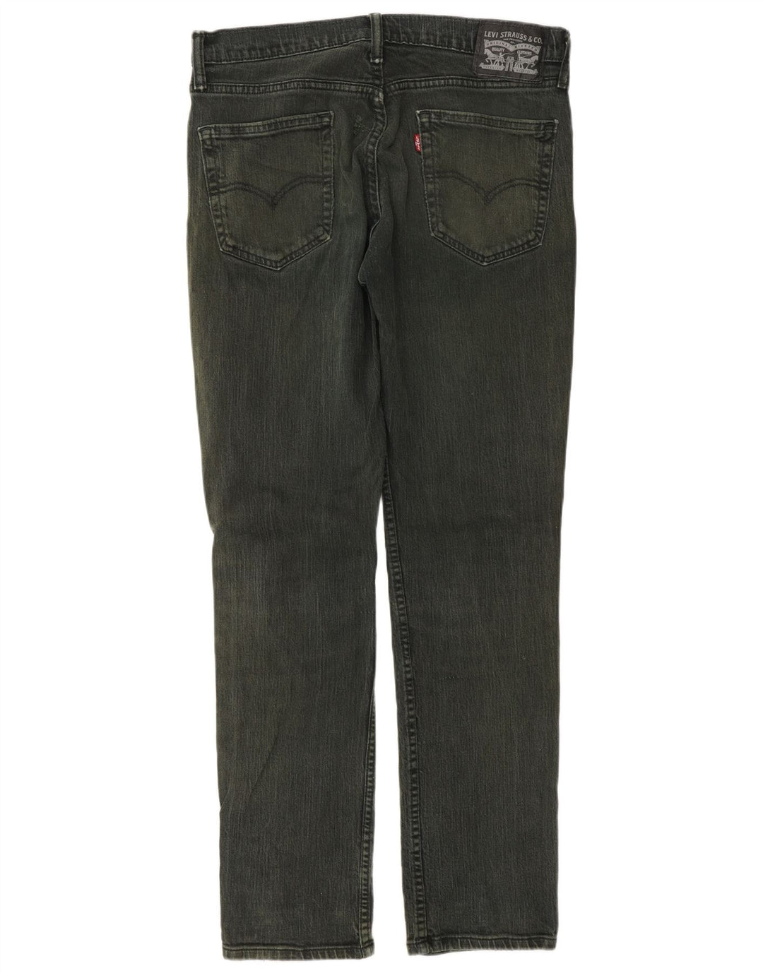 Levi's Mens Slim Jeans W33 L32 Green Cotton
