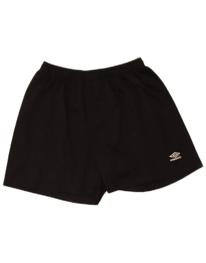 Umbro Mens Sport Shorts Large  Black Polyester