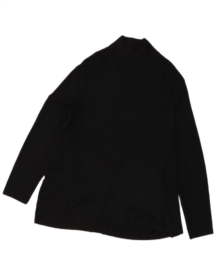 Gap Womens Oversized Open Cardigan Sweater UK 18 XL Black Polyester