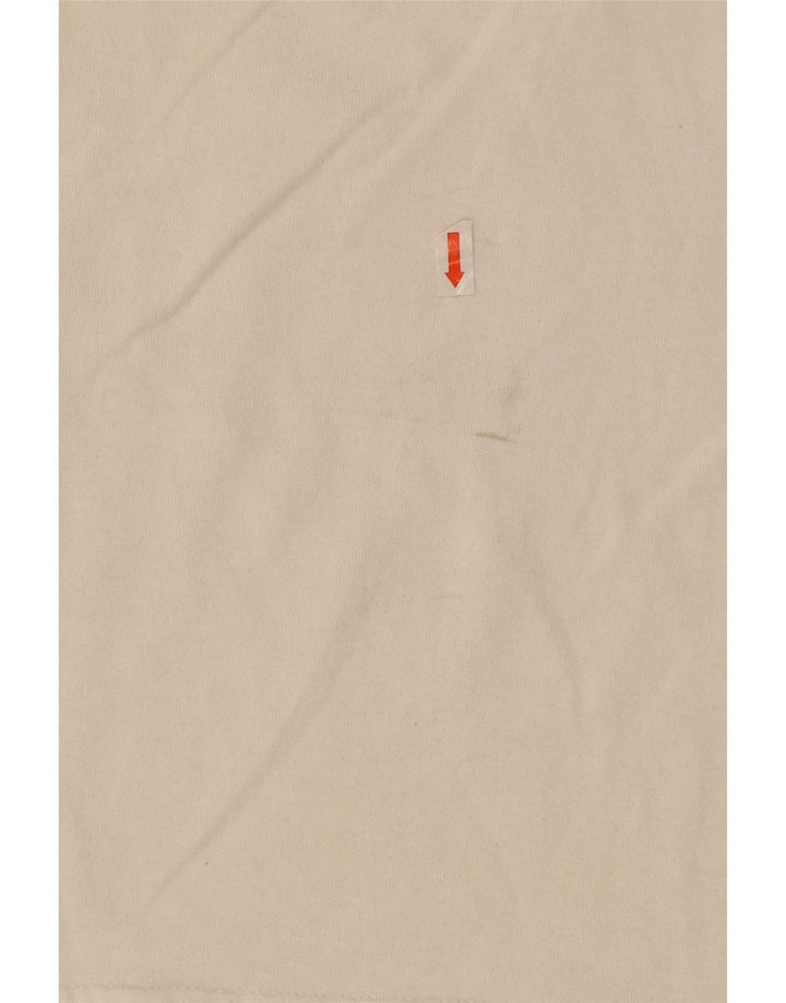 Vintage Mens Graphic T-Shirt Top Small White
