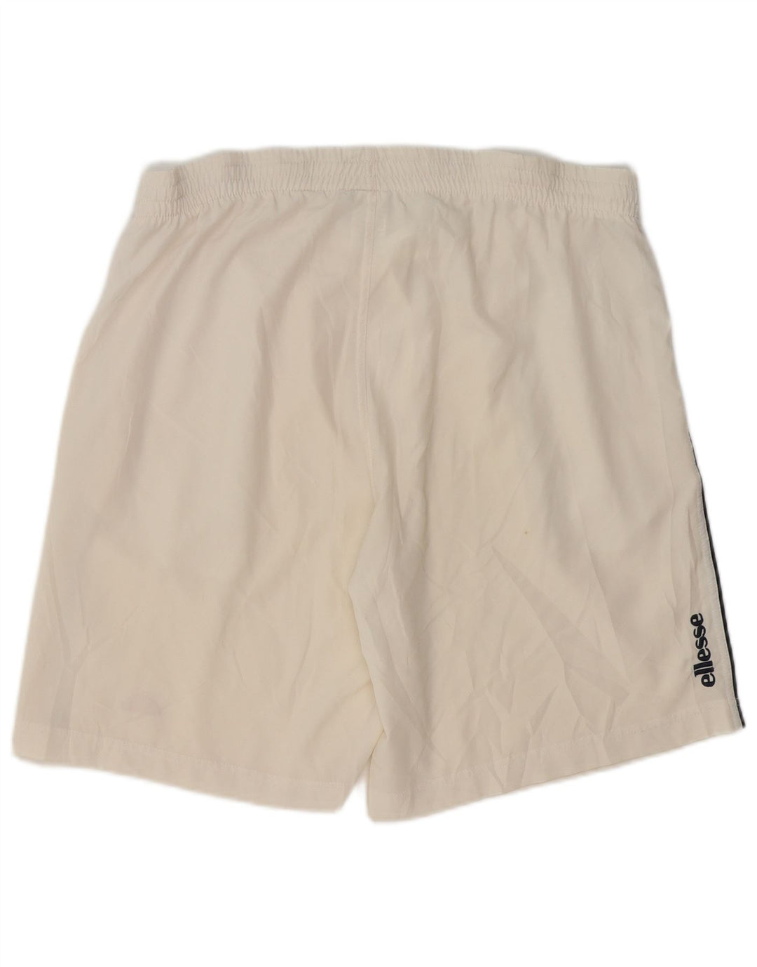 Ellesse Mens Sport Shorts Medium Off White Polyester