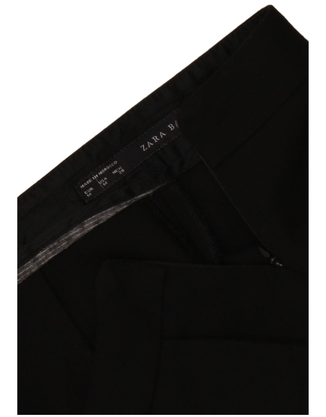 Zara Womens Hot Pants Medium W28  Black