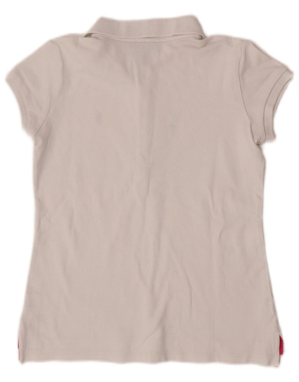 Ralph Lauren Girls Polo Shirt 12-13 Years Large White Cotton