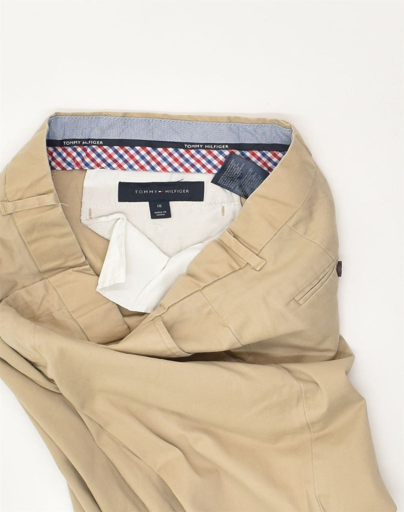 TOMMY HILFIGER Boys Slim Chino Trousers 15-16 Years W29 L29 Beige Cotton | Vintage Tommy Hilfiger | Thrift | Second-Hand Tommy Hilfiger | Used Clothing | Messina Hembry 