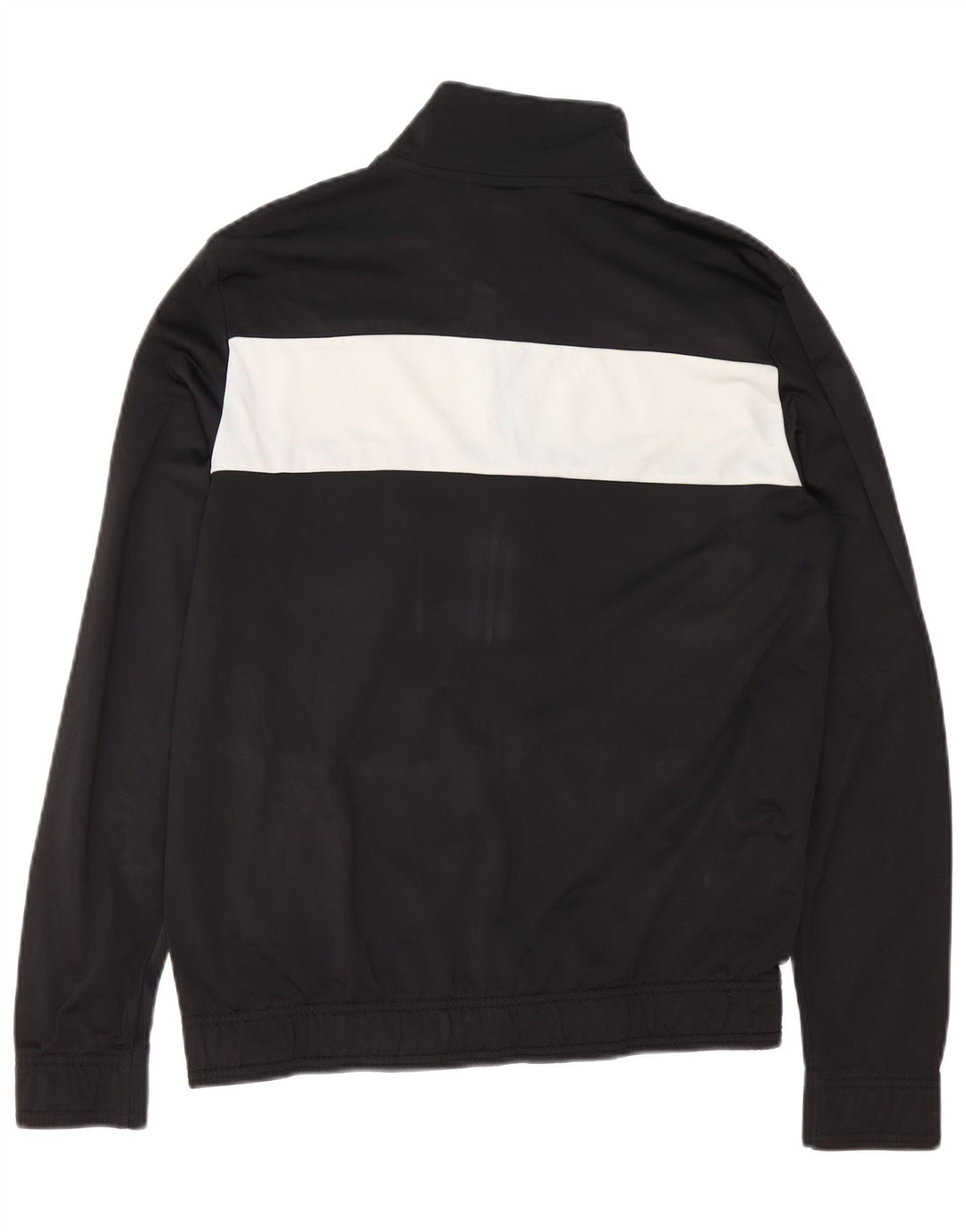 PUMA Mens Tracksuit Top Jacket Medium Black Colourblock Polyester