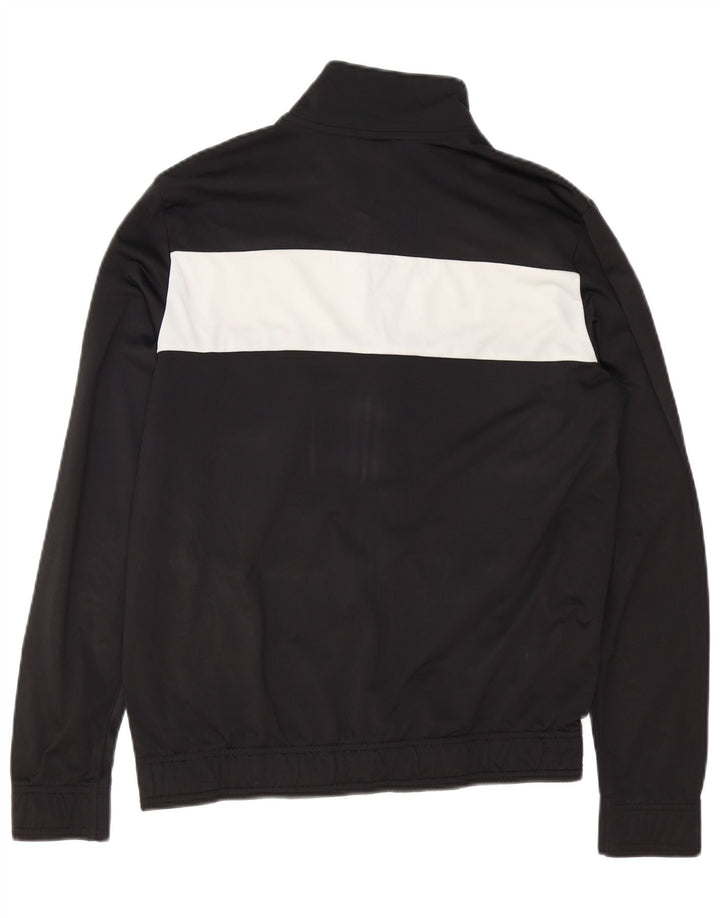 PUMA Mens Tracksuit Top Jacket Medium Black Colourblock Polyester
