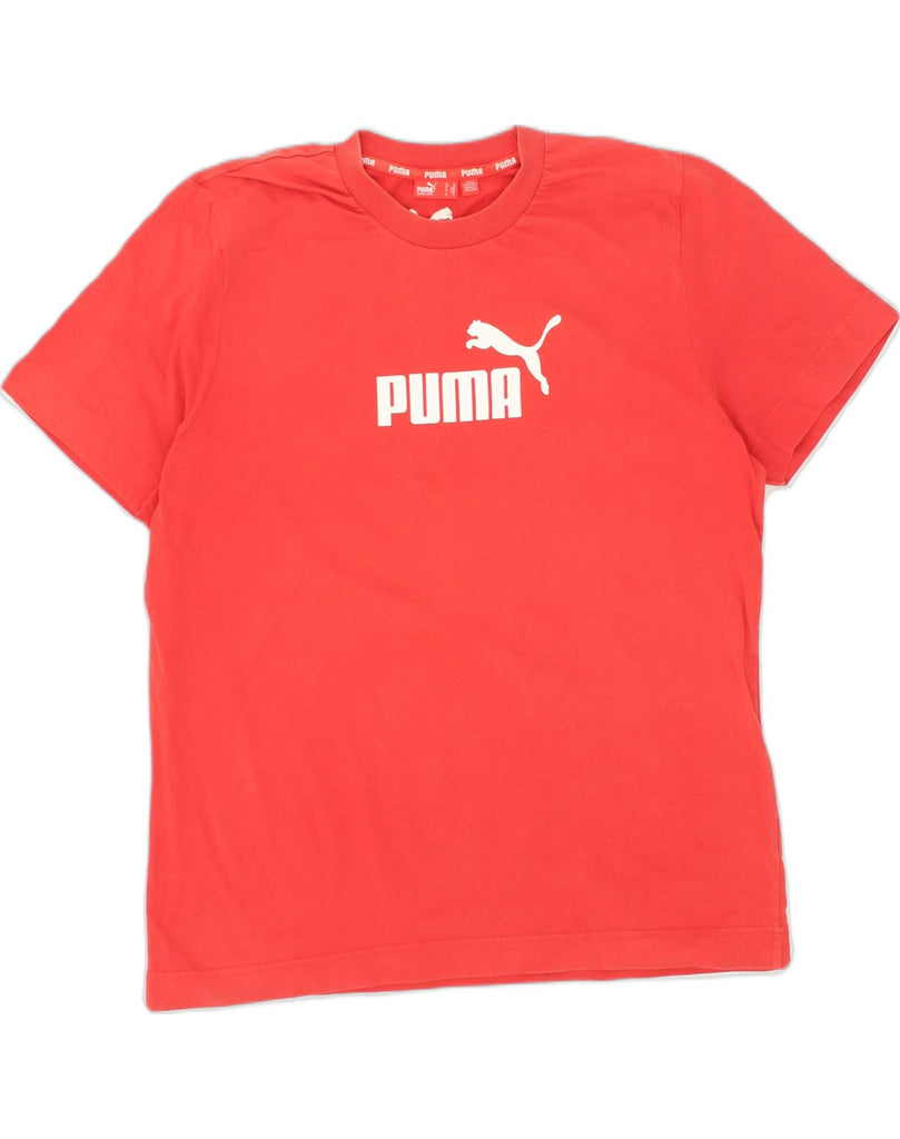 PUMA Mens Graphic T-Shirt Top XL Red Cotton | Vintage Puma | Thrift | Second-Hand Puma | Used Clothing | Messina Hembry 