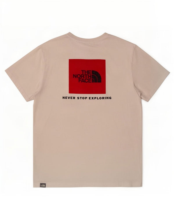 The North Face Mens Graphic T-Shirt Top Medium White Cotton