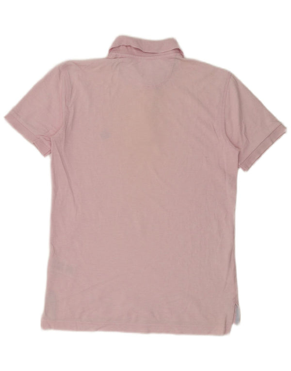 Brooks Brothers Mens Slim Fit Polo Shirt Small Pink Cotton