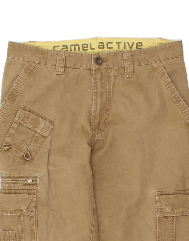 CAMEL ACTIVE Mens Straight Cargo Trousers W34 L29 Brown Cotton Vintage Camel Active and Second-Hand Camel Active from Messina Hembry 