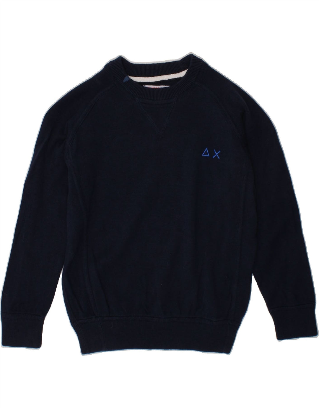 SUN68 Boys Sweatshirt Jumper 3-4 Years Navy Blue Cotton Vintage Sun68 and Second-Hand Sun68 from Messina Hembry 