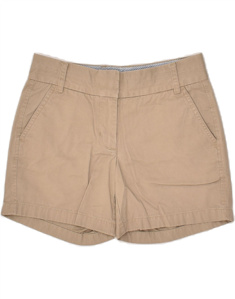 J. CREW Womens Broken In Chino Shorts US 0 XS W28 Beige Cotton | Vintage J. Crew | Thrift | Second-Hand J. Crew | Used Clothing | Messina Hembry 