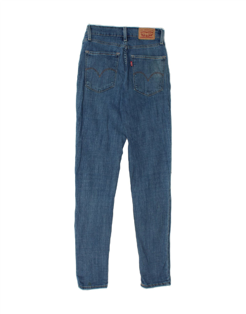 LEVI'S Womens 721 High Rise Skinny Jeans W25 L30 Blue Cotton Vintage Levi's and Second-Hand Levi's from Messina Hembry 