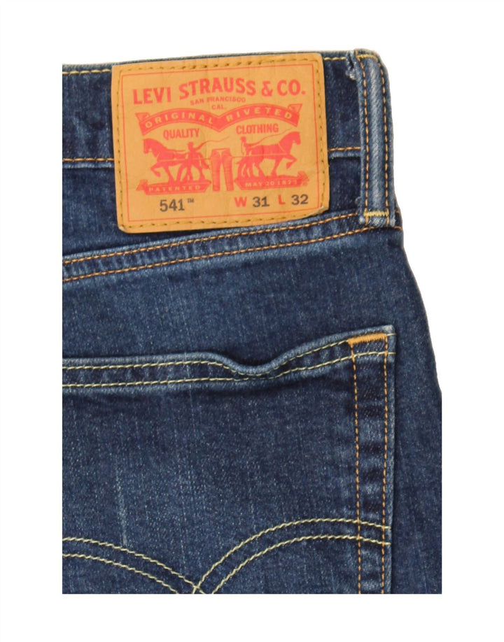 LEVI'S Mens 541 Tapered Jeans W31 L32 Navy Blue Cotton Vintage Levi's and Second-Hand Levi's from Messina Hembry 