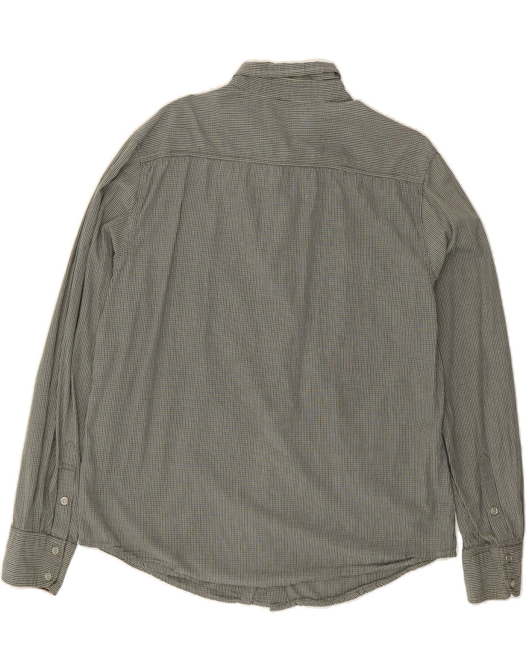 LEVI'S Mens Shirt XL Green Check Cotton Vintage Levi's and Second-Hand Levi's from Messina Hembry 