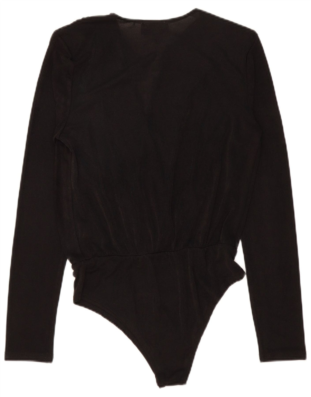 Coast Womens Long Sleeve Bodysuit UK 14 Large Black Polyester