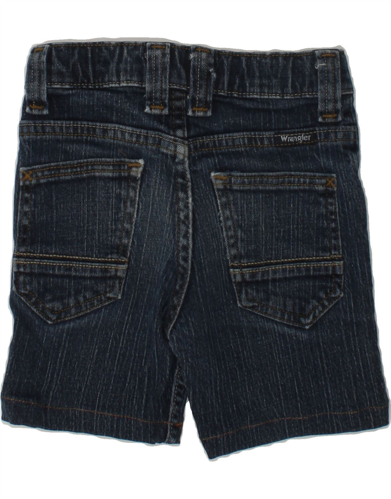 WRANGLER Boys Denim Shorts 5-6 Years W20 Navy Blue Cotton | Vintage Wrangler | Thrift | Second-Hand Wrangler | Used Clothing | Messina Hembry 