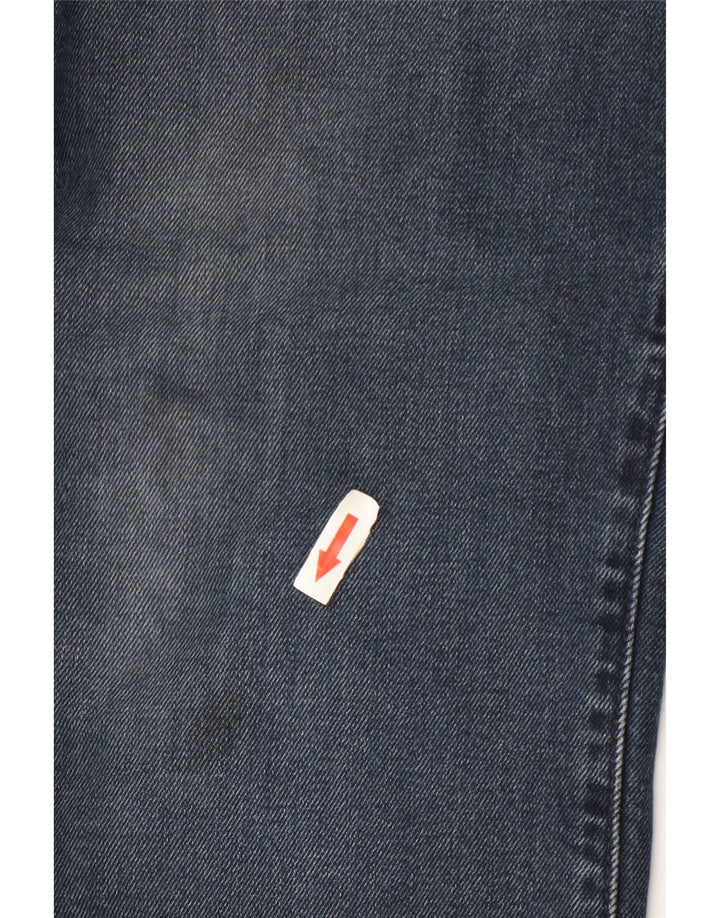 Levi's Mens Slim Jeans W34 L34 Navy Blue Cotton