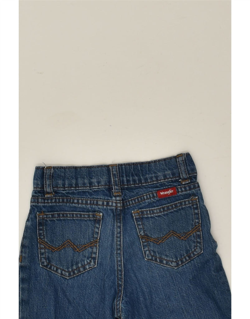 WRANGLER Girls Straight Jeans 3-4 Years W20 L13 Navy Blue Cotton | Vintage Wrangler | Thrift | Second-Hand Wrangler | Used Clothing | Messina Hembry 