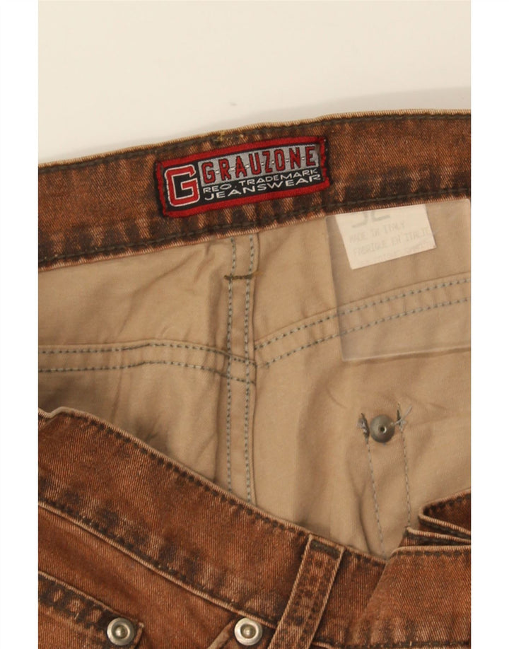 VINTAGE Womens Bootcut Jeans W32 L32 Brown