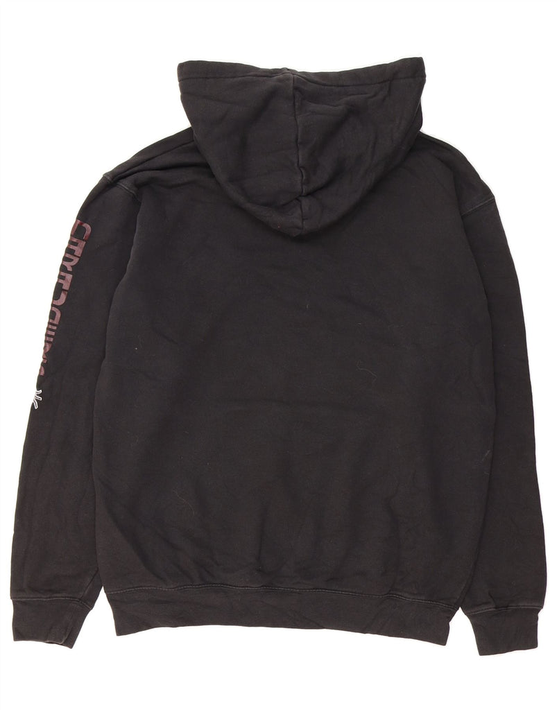 ADIDAS Mens Graphic Hoodie Jumper Medium Black Cotton Vintage Adidas and Second-Hand Adidas from Messina Hembry 