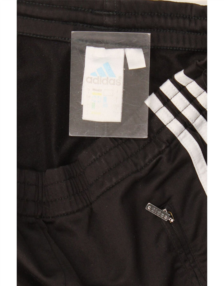 ADIDAS Womens Tracksuit Trousers Joggers UK 14 Medium  Black