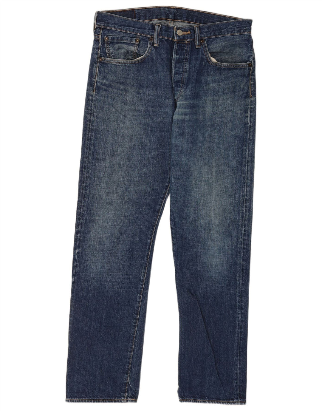 Levi's Mens 501 Straight Jeans W32 L30 Blue