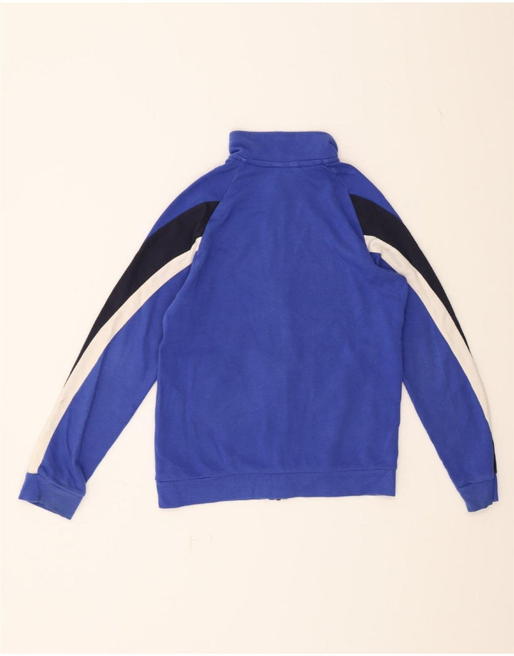 ADIDAS Boys Graphic Tracksuit Top Jacket 11-12 Years Blue Colourblock Vintage Adidas and Second-Hand Adidas from Messina Hembry 