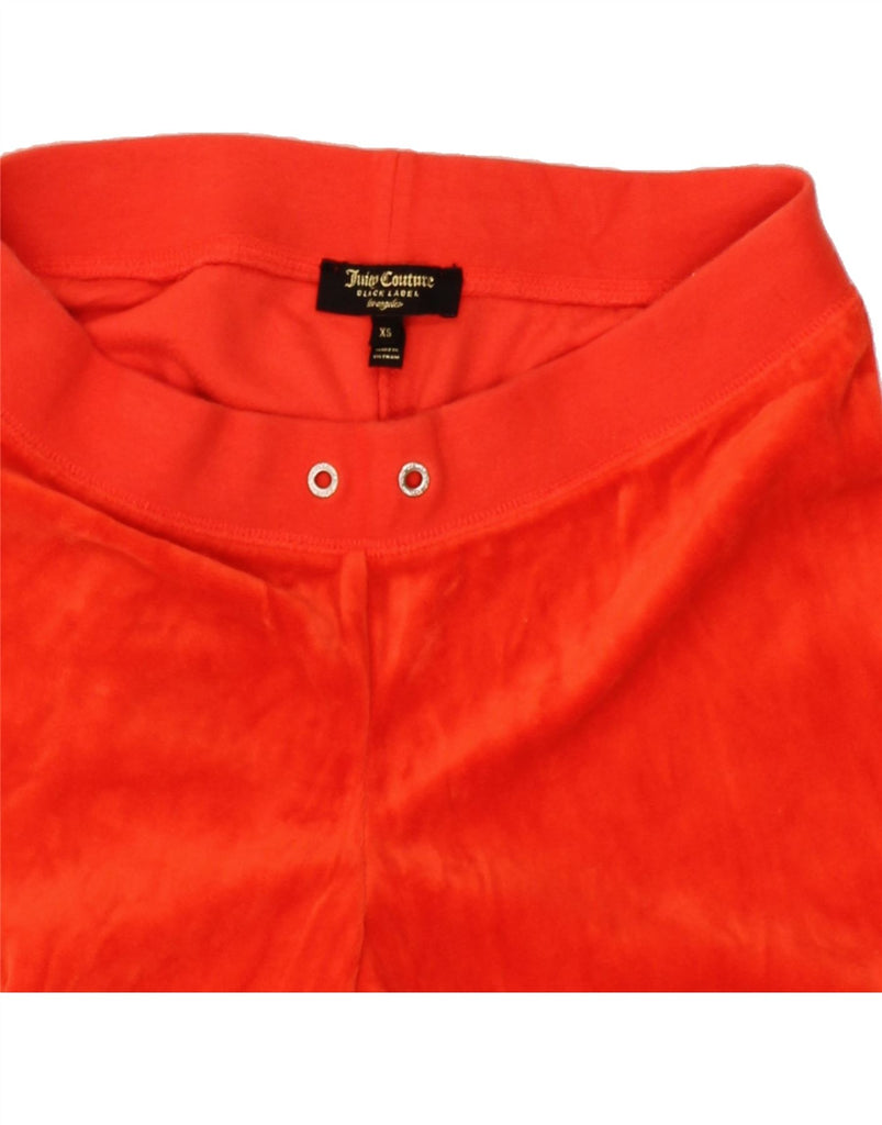 JUICY COUTURE Womens Velour Tracksuit Trousers Joggers UK 6 XS  Orange Vintage Juicy Couture and Second-Hand Juicy Couture from Messina Hembry 