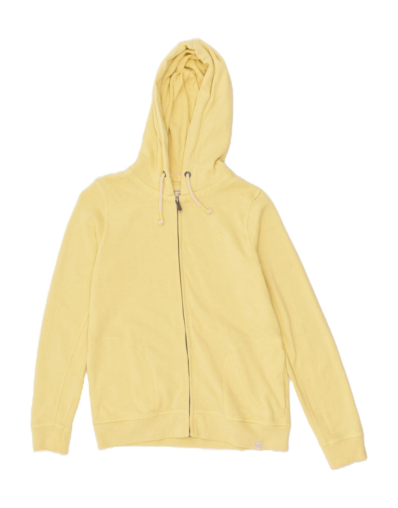 FAT FACE Mens Zip Hoodie Sweater Small Yellow Cotton | Vintage Fat Face | Thrift | Second-Hand Fat Face | Used Clothing | Messina Hembry 