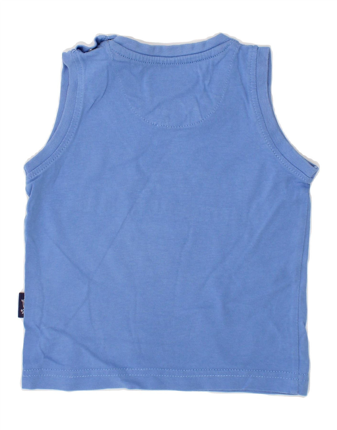 HARMONT & BLAINE Baby Boys Graphic Vest Top 9-12 Months Blue Vintage Harmont & Blaine and Second-Hand Harmont & Blaine from Messina Hembry 
