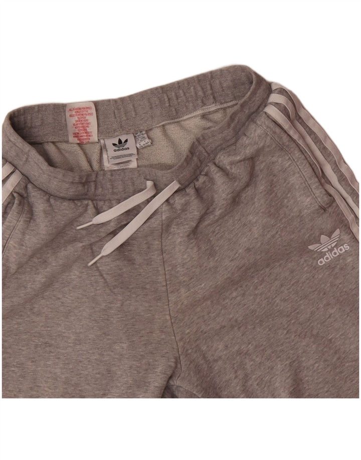 Adidas Boys Sport Shorts 15-16 Years Grey Cotton