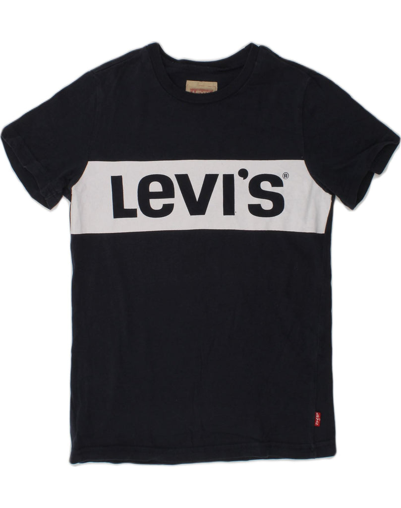 LEVI'S Boys Graphic T-Shirt Top 9-10 Years Navy Blue | Vintage Levi's | Thrift | Second-Hand Levi's | Used Clothing | Messina Hembry 