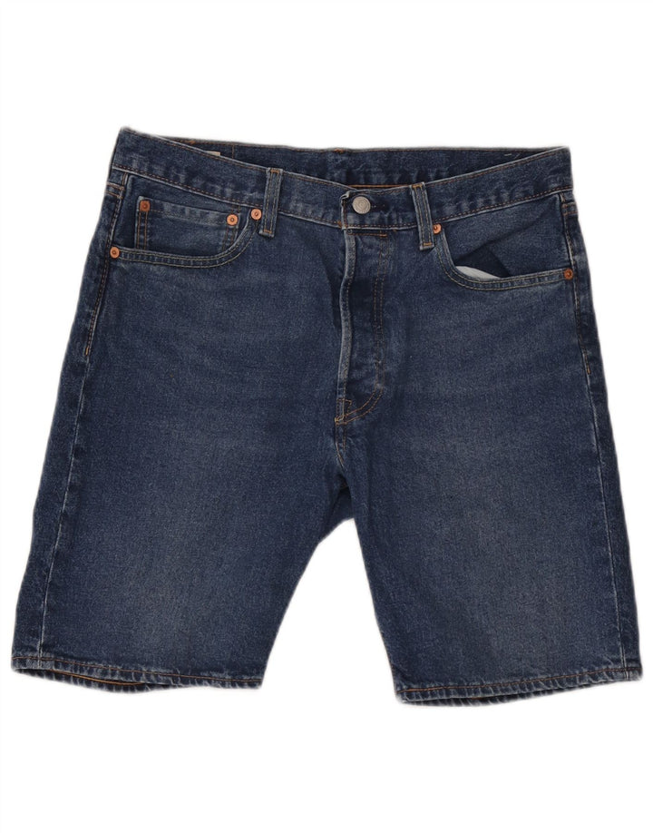 Levi's Mens 501 Denim Shorts W32 Medium Blue Cotton