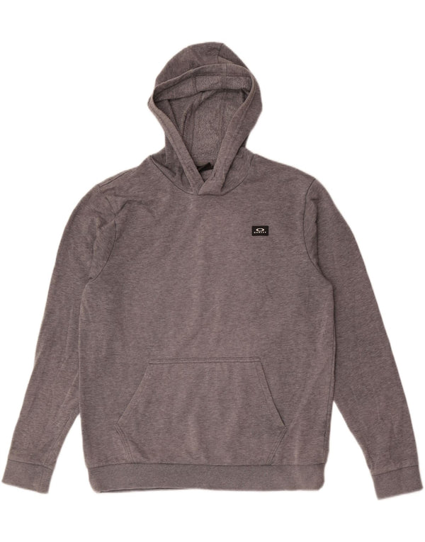 Oakley Mens Regular Fit Hoodie Jumper Large Grey