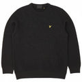 LYLE & SCOTT Mens Crew Neck Jumper Sweater Medium Grey Wool