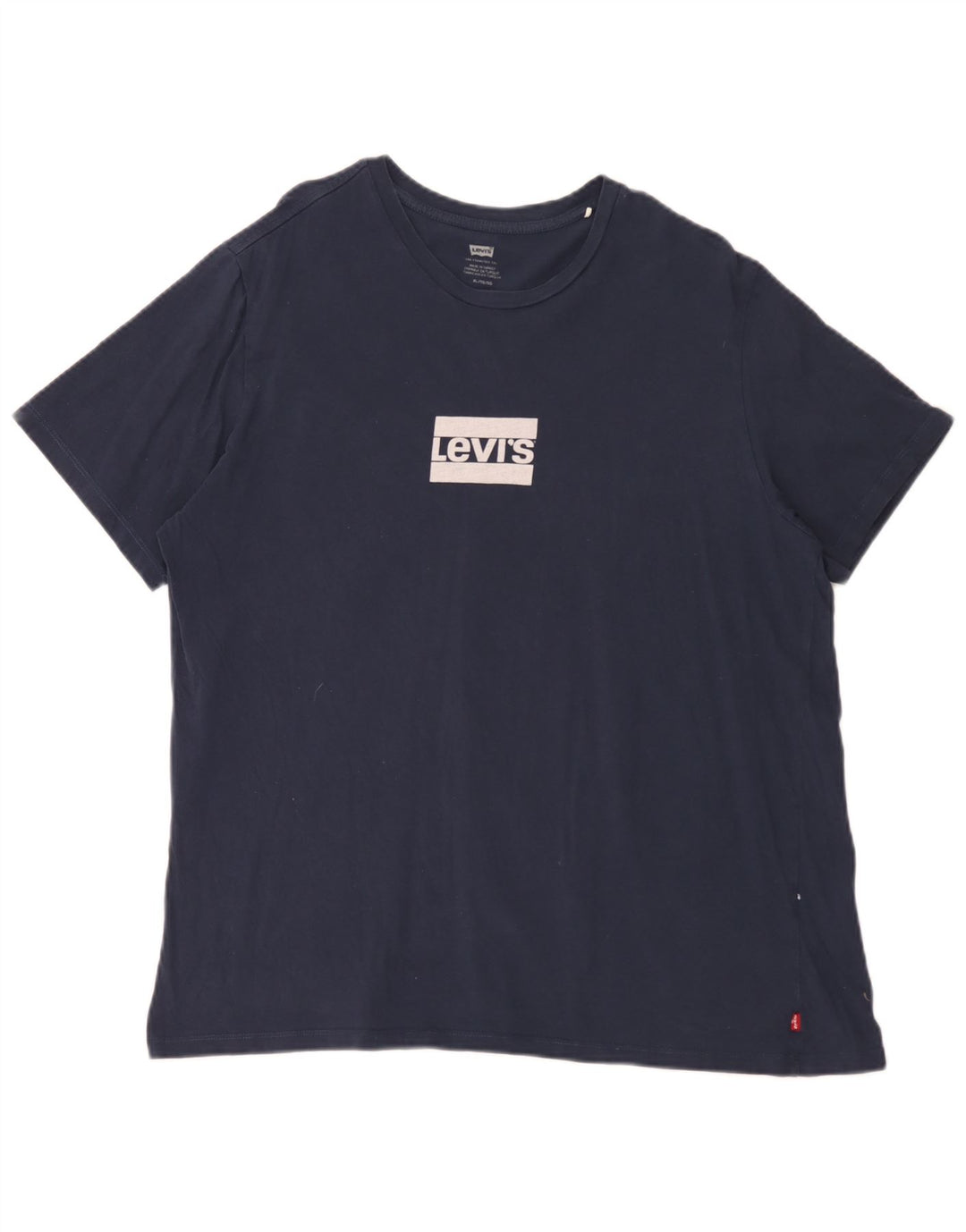 Levi's Mens Graphic T-Shirt Top XL Navy Blue