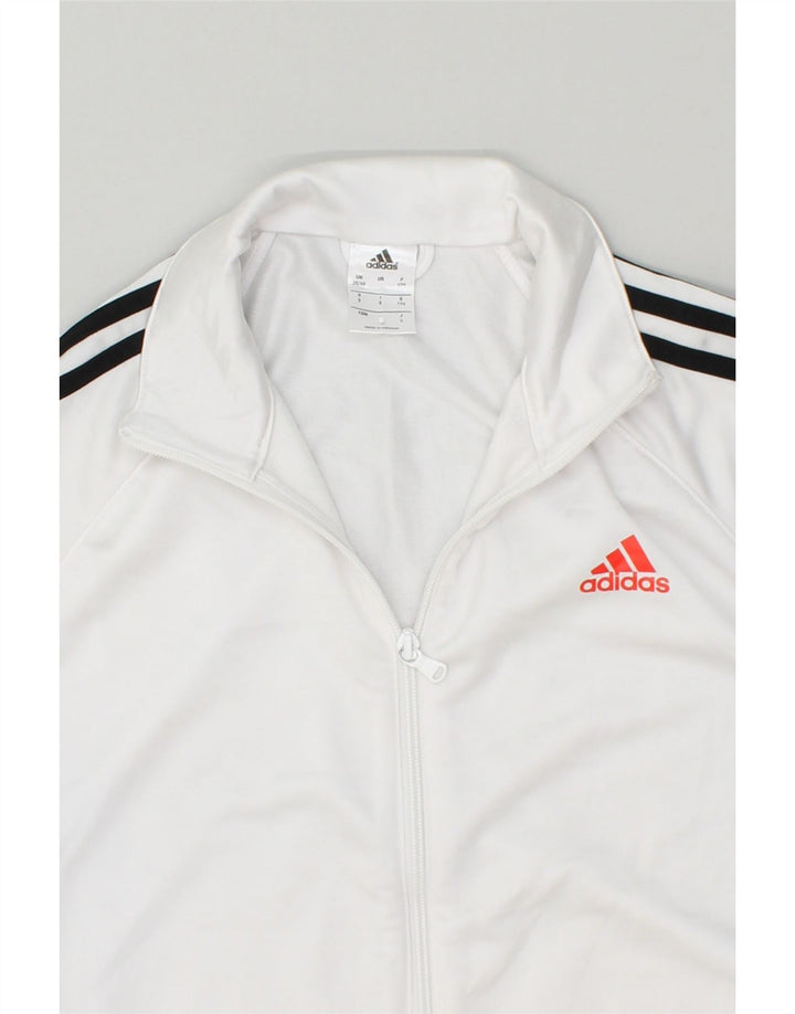 ADIDAS Mens Tracksuit Top Jacket UK 38/40 Medium White Colourblock | Vintage Adidas | Thrift | Second-Hand Adidas | Used Clothing | Messina Hembry 