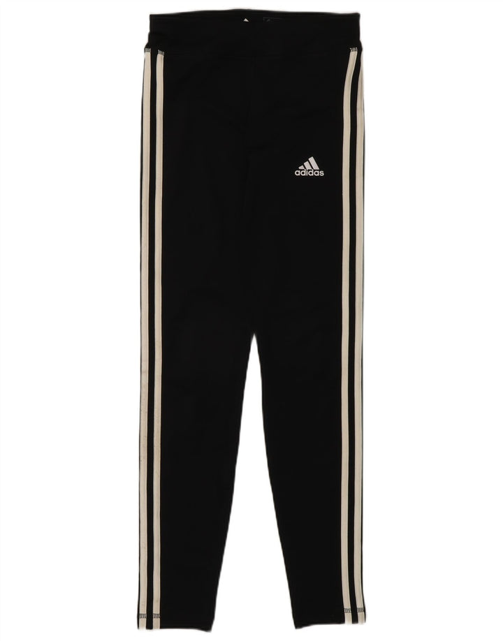 Adidas Girls Aeroready Leggings 13-14 Years Black Polyester