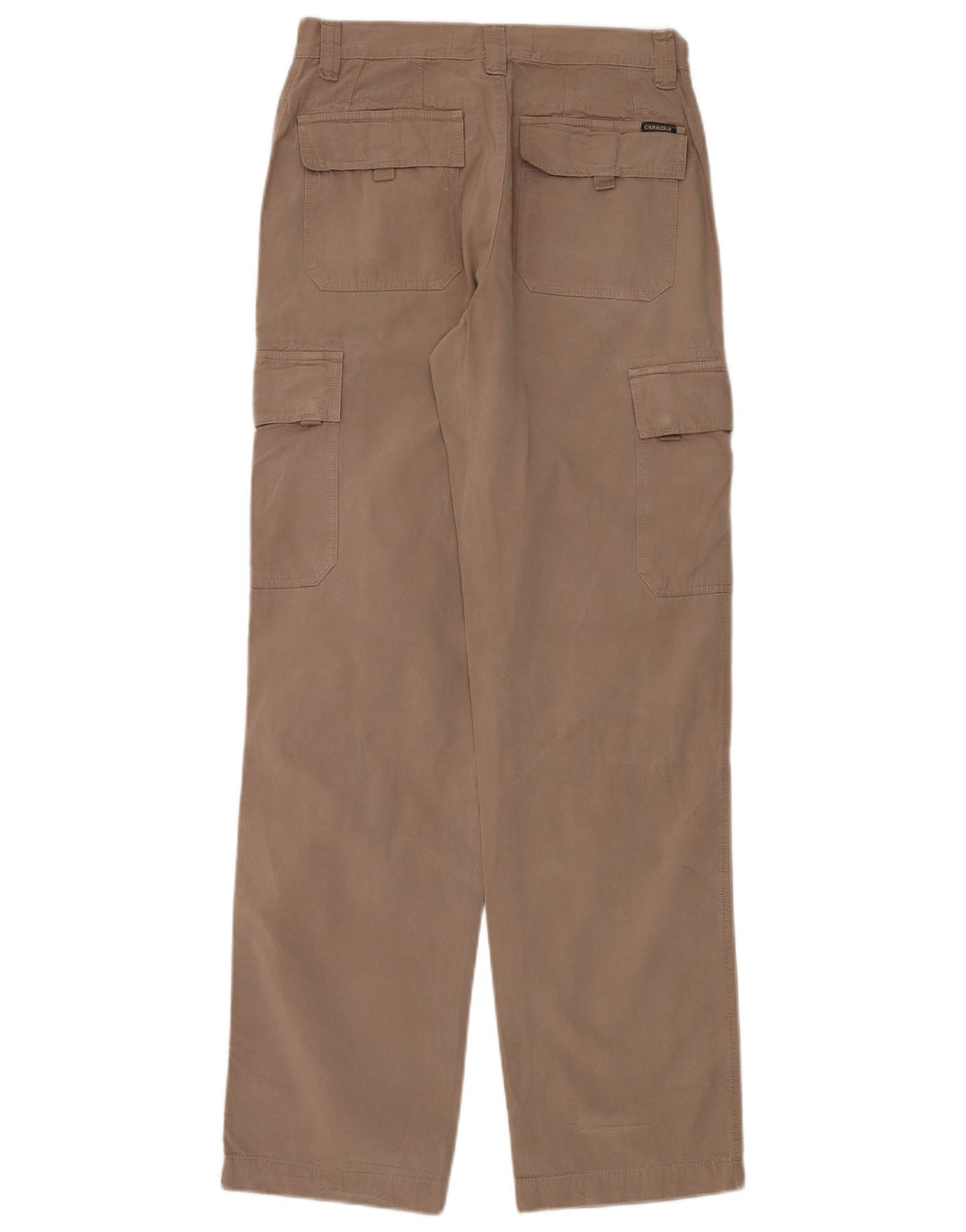 Carrera Mens Straight Cargo Trousers IT 48 Medium W30 L34 Beige Cotton