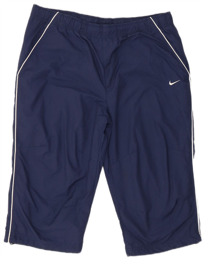 Nike Mens Sport Shorts Large Navy Blue Nylon